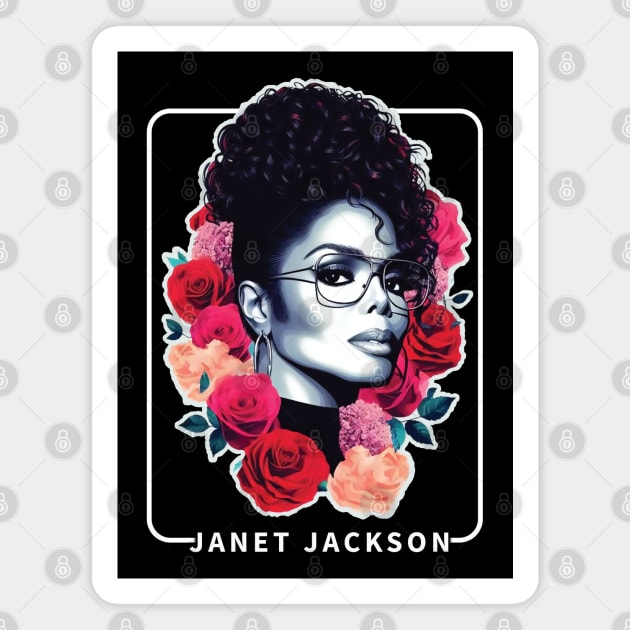 Janet Jackson //  Fan Design Magnet by Trendsdk